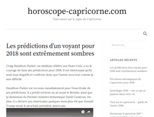 Tablet Screenshot of horoscope-capricorne.com